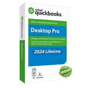 Intuit QuickBooks Pro 2024 Desktop  Accounting Software